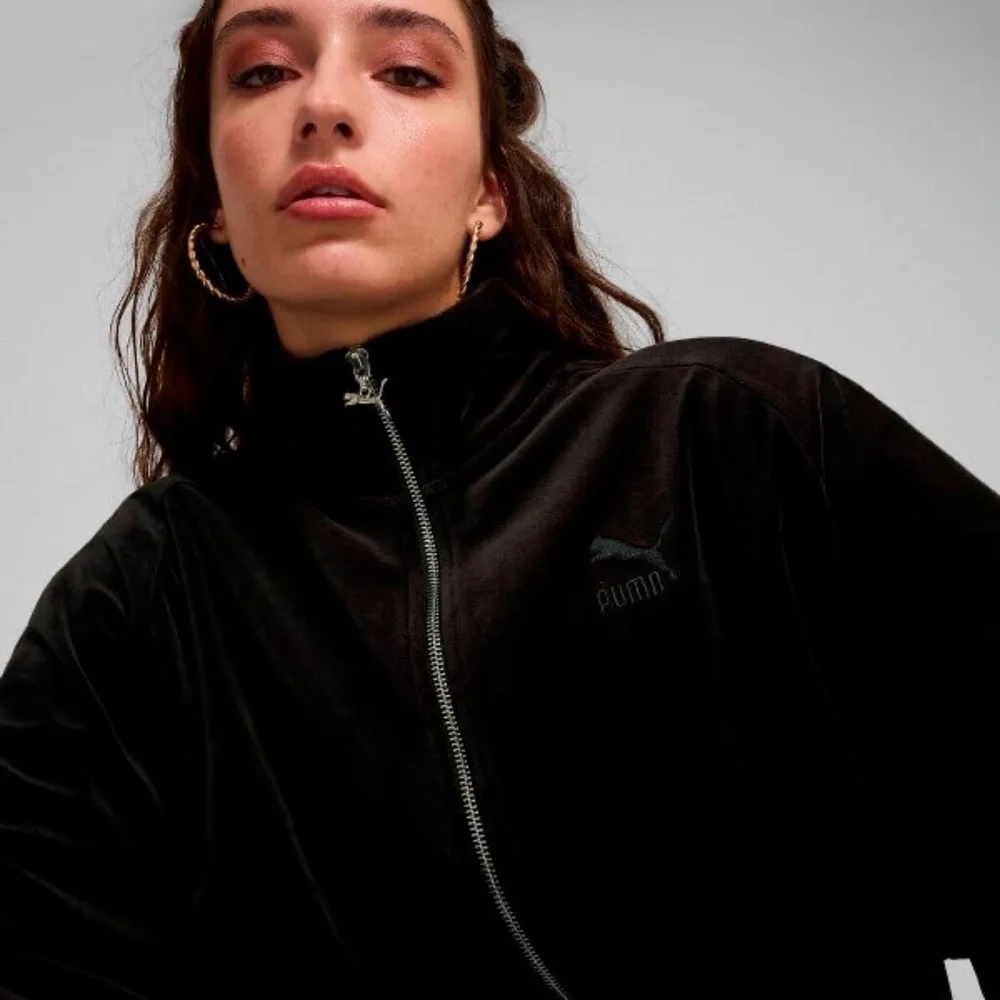 NWT men's medium puma T7 oversized velour track top/jacket 626712-01 $90 - Picture 7 of 7